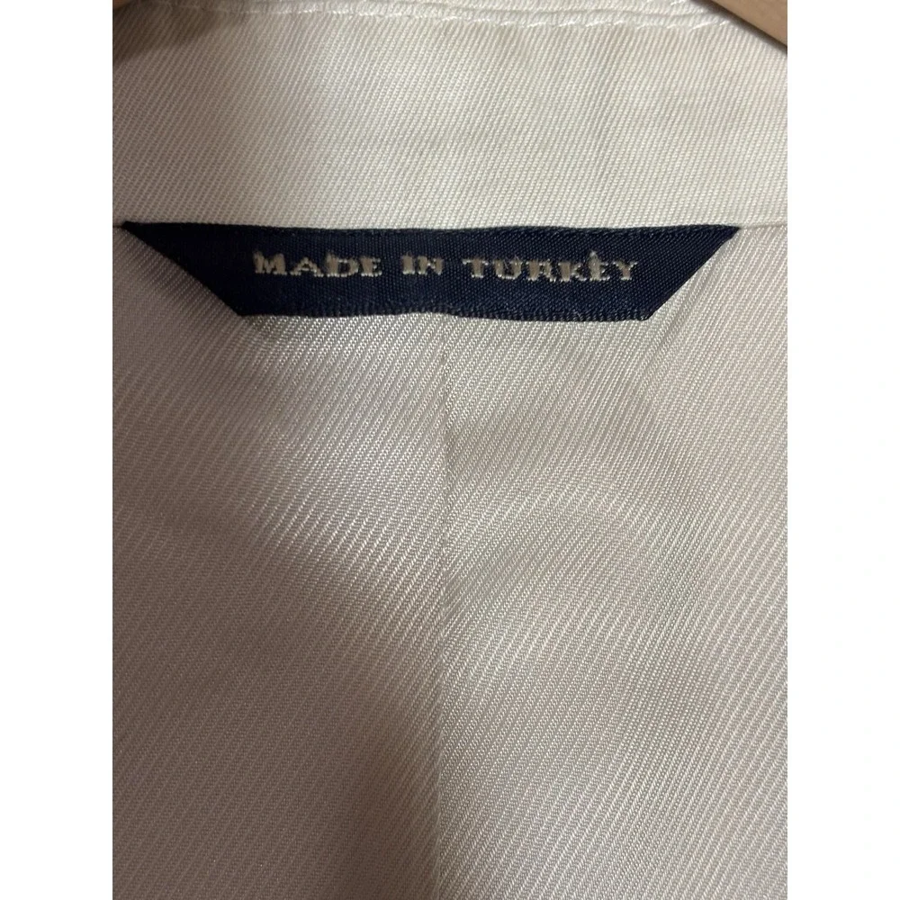 Banana Republic Mens 38R Beige‎ Cotton Blend Classic Blazer Jacket Double Vent